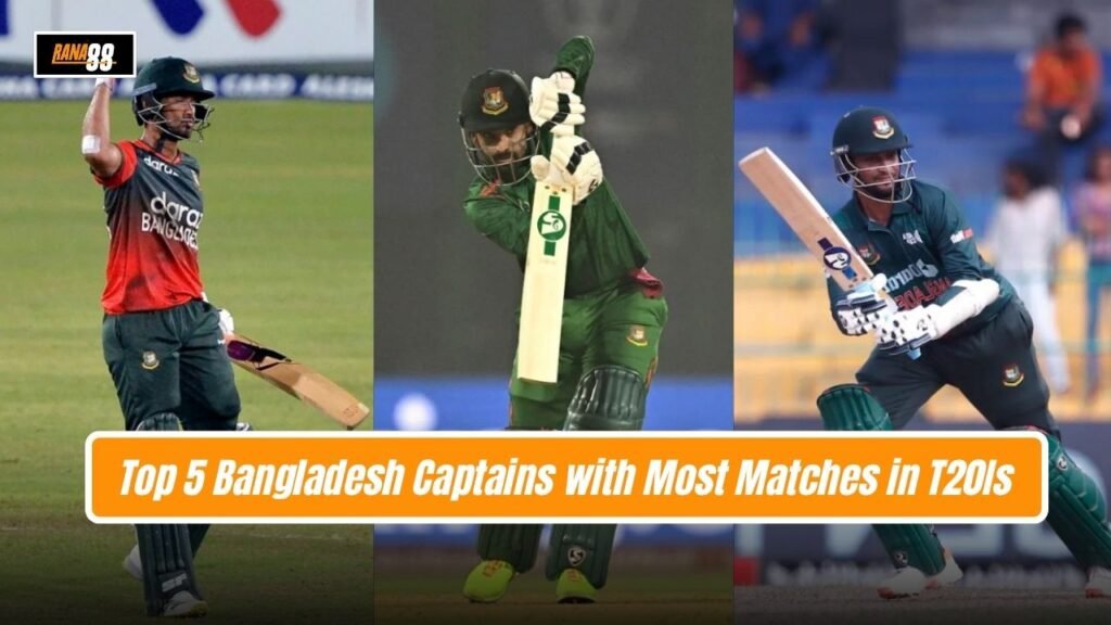Bangladesh Captains with Most Matches in T20Is