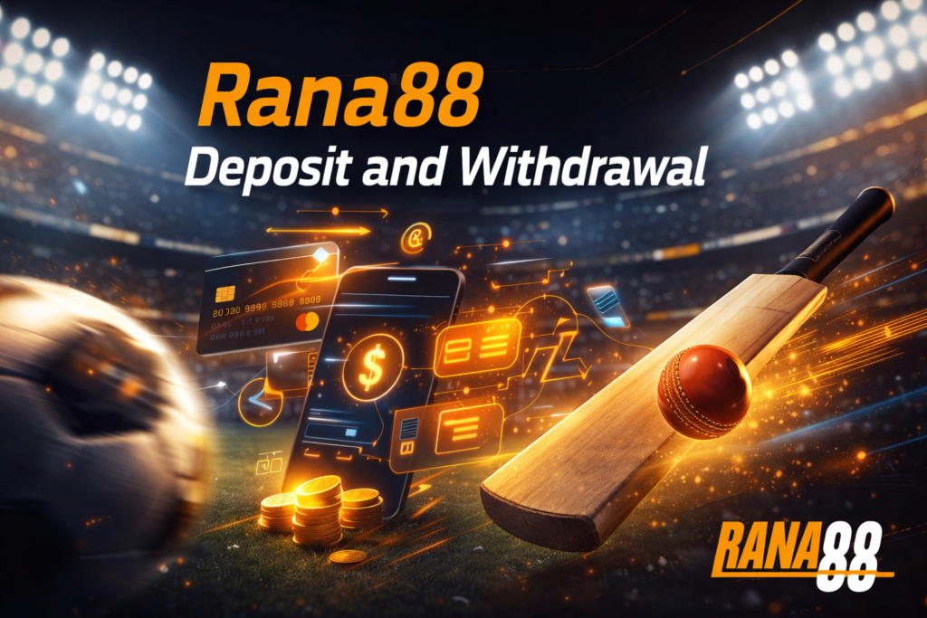 Rana88 Deposits and Withdrawals