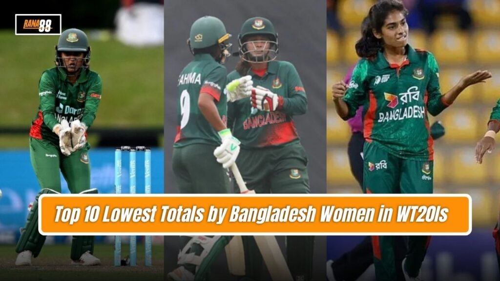 Lowest Totals by Bangladesh Women in WT20Is