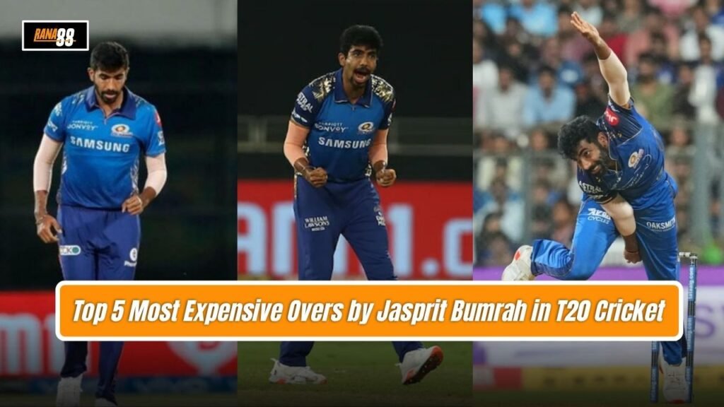 Most Expensive Overs by Jasprit Bumrah in T20 Cricket