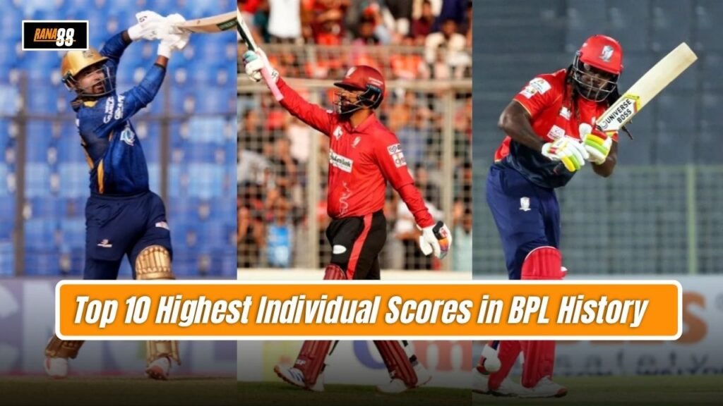 Highest Individual Scores in BPL